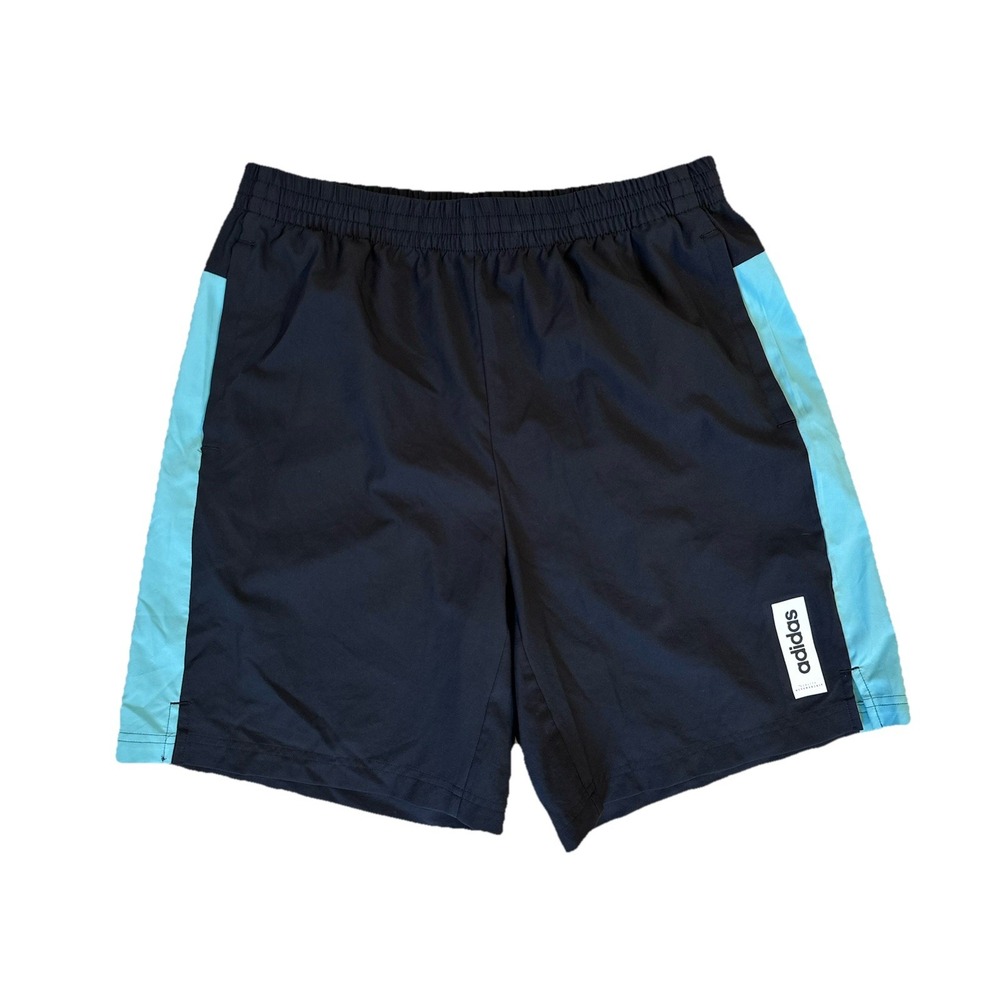 Adidas‎ Primeblue Black Athletic Shorts Running Basketball Blue Performance L